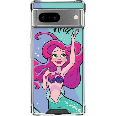 Disney Ariel Google Pixel 8 Clear Case